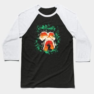 Skull Cave Baseball T-Shirt